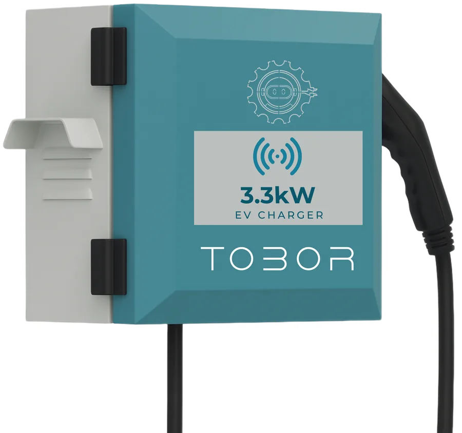 TOBOR 3.3 kW AC Charger, side view
