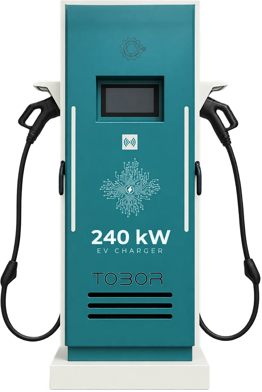 TOBOR 240 kW CCS2 charger — representative enclosure