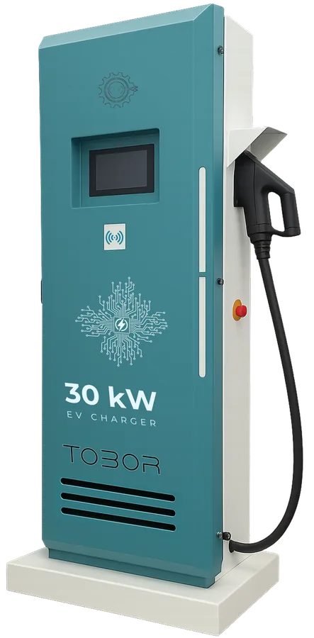 TOBOR 30 kW DC Fast Charger, side view