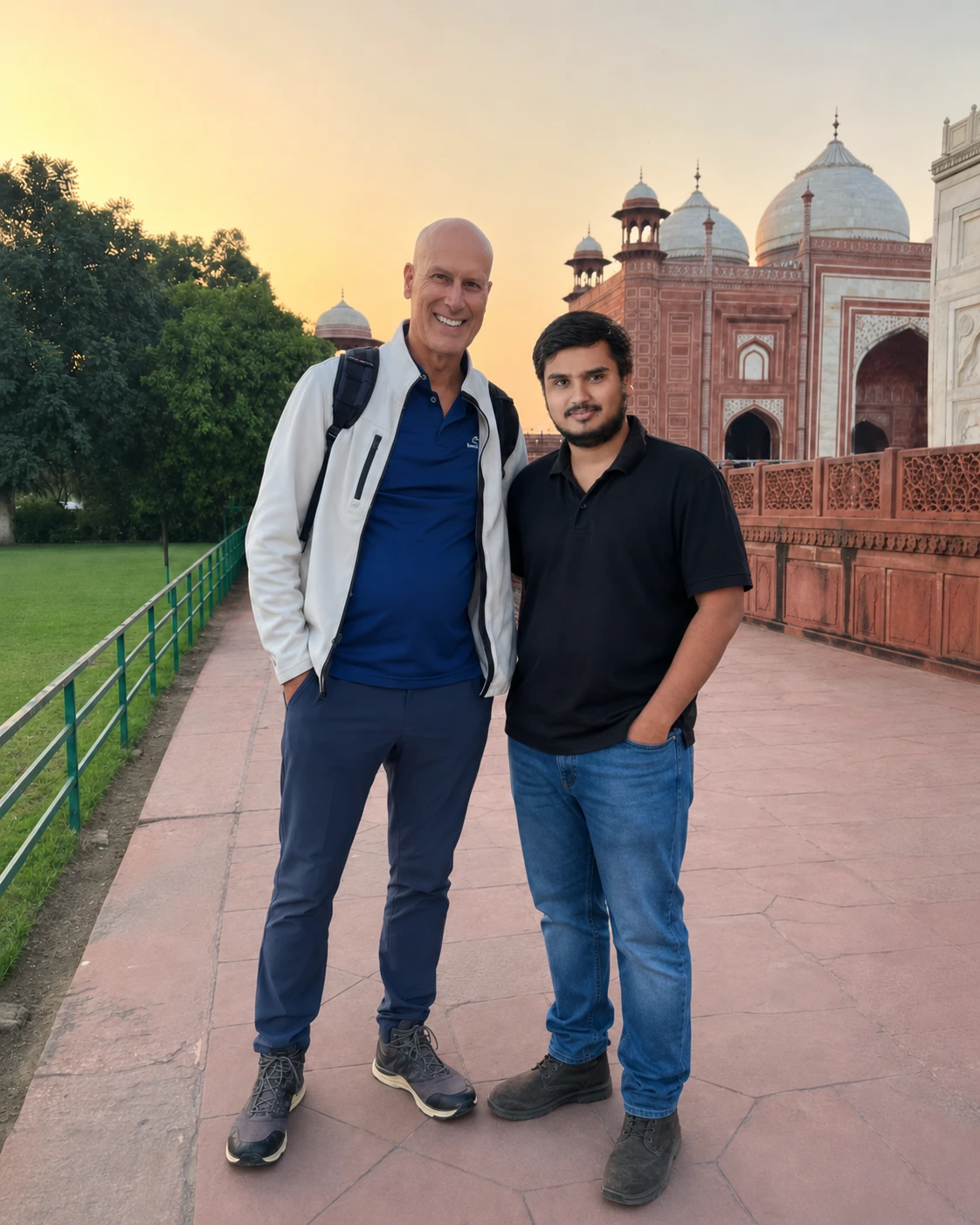 Peter Norwood and Gaurav Lohia together in India